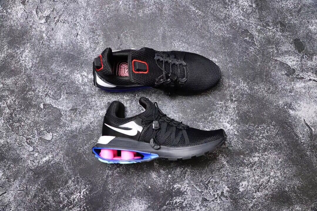 Nike Shox Gravity Black Pink Red Blue Shoes